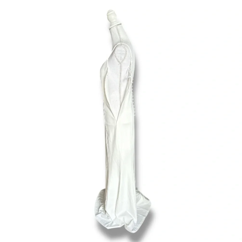 Elegant White Spaghetti Strap Dress Size Small NWOT - Picture 5 of 7